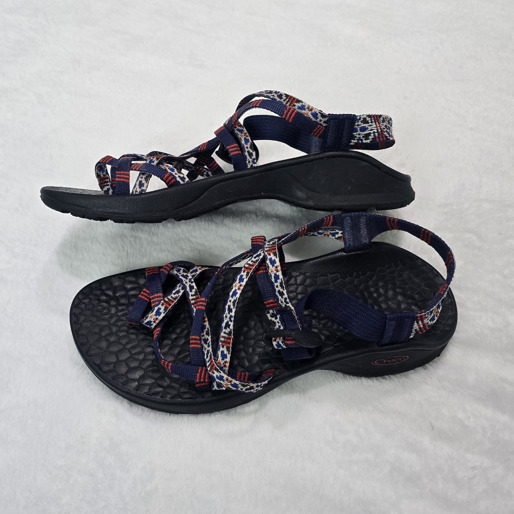 Women's Chaco ZX2 Sandals Walking Hiking Shoes Strappy Loop Toe Size 8 Active - Picture 3 of 7
